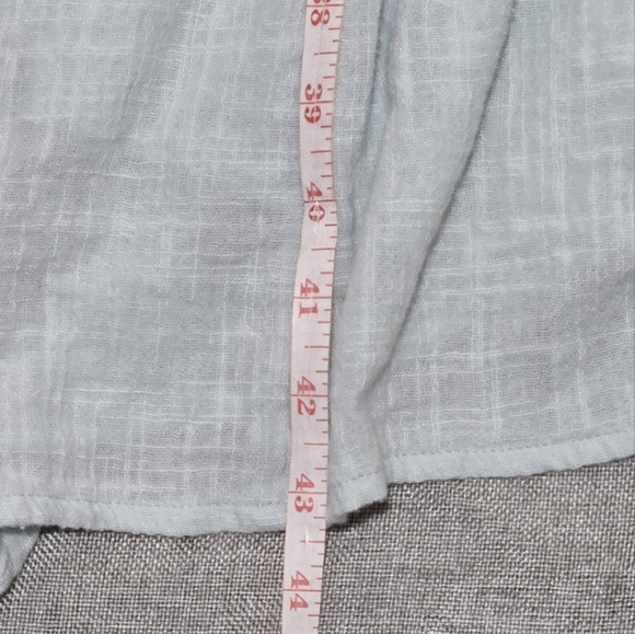 Urban Outfitters Douro Gauzey Midi Dress Light Pale Blue Green Size Small - Picture 11 of 15